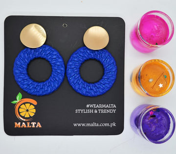 Royal round Hanging Earrings